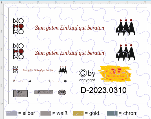 D-2023.0310 Decalsatz Osttalgie Beschriftung für Robur Planen LKW zum Guten Einkauf gut beraten mi