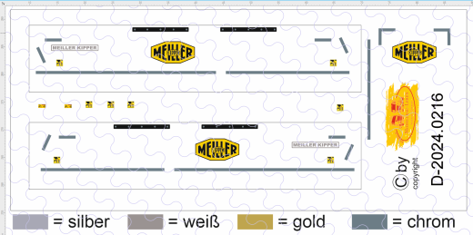 D-2024.0216 - Decalsatz Meiler Kipper Satz - 1:87