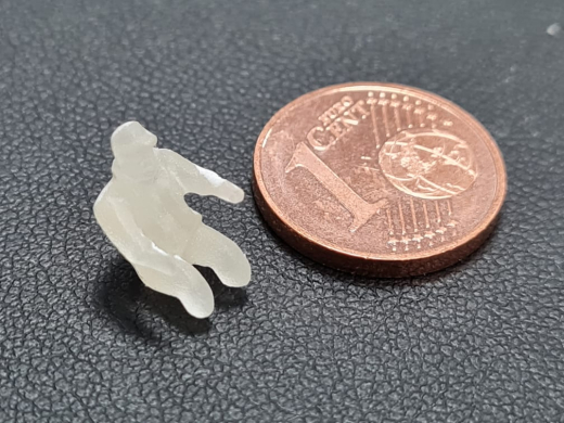 DD-092 - 3 D Druck Zubehör Fahrer / Beifahrer Figuren in 1:87 - 1 Stück