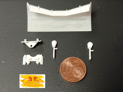 DD-496 - 3 D Druck Zubehör Scaninavischer Schneepflug Version 1 - 1 Stk - 1:87