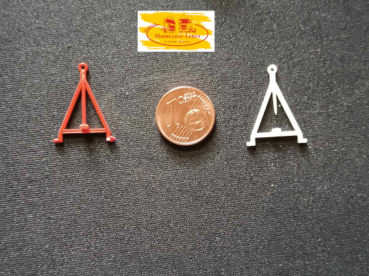 DD-521 - 3 D Druck Zubehör Zirkus Anhänger Deichsel 1:87