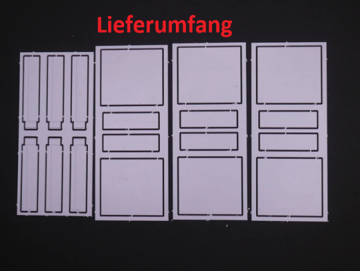 EM146 Bausatz 3x Palettenkasten für Auflieger