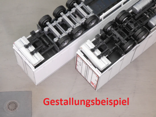 EM156 2x Bausatz 2x gefaltete Ladebordwand für LKW und Auflieger
