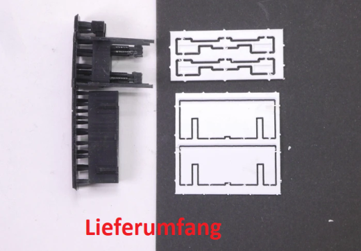 EM156 2x Bausatz 2x gefaltete Ladebordwand für LKW und Auflieger