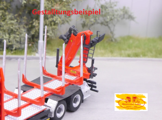 EM162 Bausatz für Z Holz-Ladekekran ungeweglich links gelegt 1:87