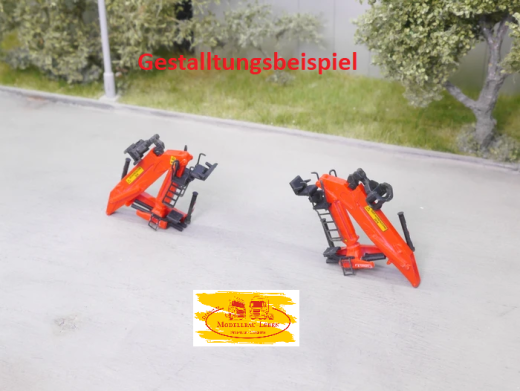 EM162 Bausatz für Z Holz-Ladekekran ungeweglich links gelegt 1:87