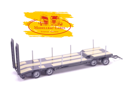 EM1082 Herpa Goldhofer TU4 Tieflader schwarz 1:87