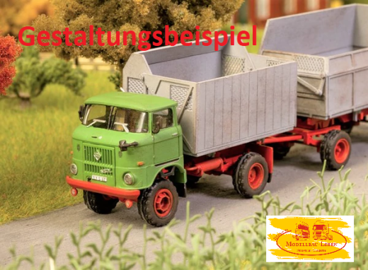 EM170 Bausatz Schwerhäckselaufbau Motorwagen SHA16 für IFA W50 und L60
