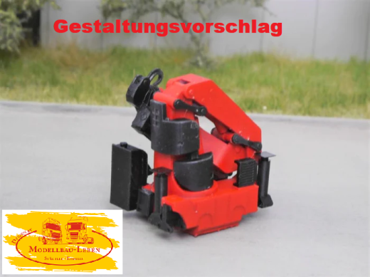 EM178 Bausatz für einen schweren Ladekran unbeweglich 1:87