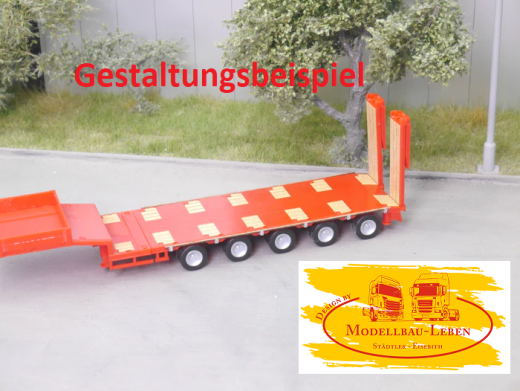 EM634 Verbreiterung für Herpa Goldhofer Semitieflader 1:87 (14+2)
