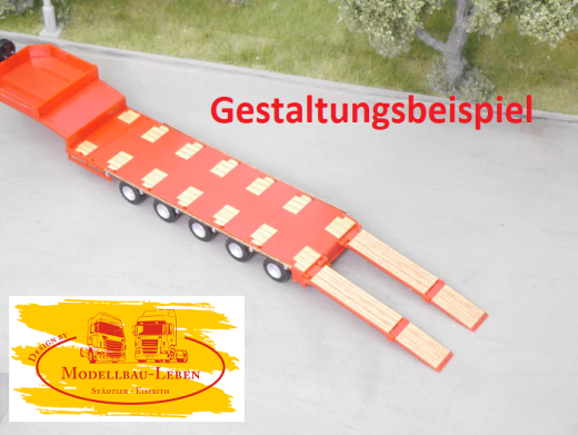 EM634 Verbreiterung für Herpa Goldhofer Semitieflader 1:87 (14+2)