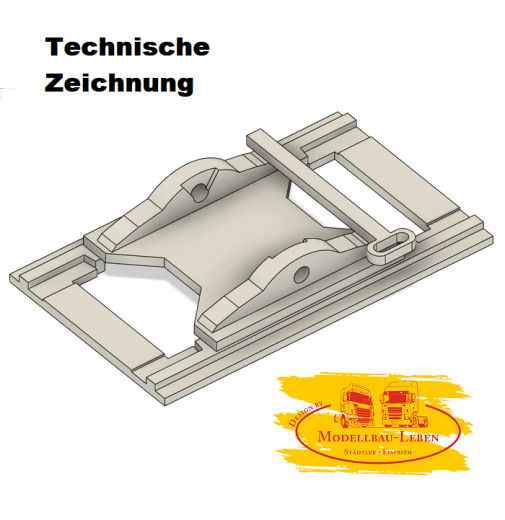 EM635 - 2x Bausatz für verschiebbare Sattelplatte 1:87