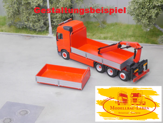 EM640 Bausatz für flache LKW Pritsche 52 mm