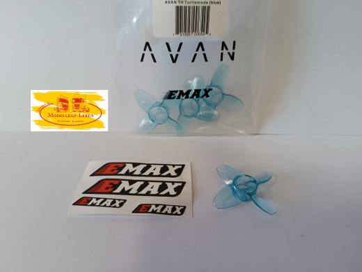 4 Stück EMAX Avan Tinyhawk TH Turtlemode Propeller 2CW + 2CCW 4-Blatt 40mm für Flugmotor Drohnen Hub