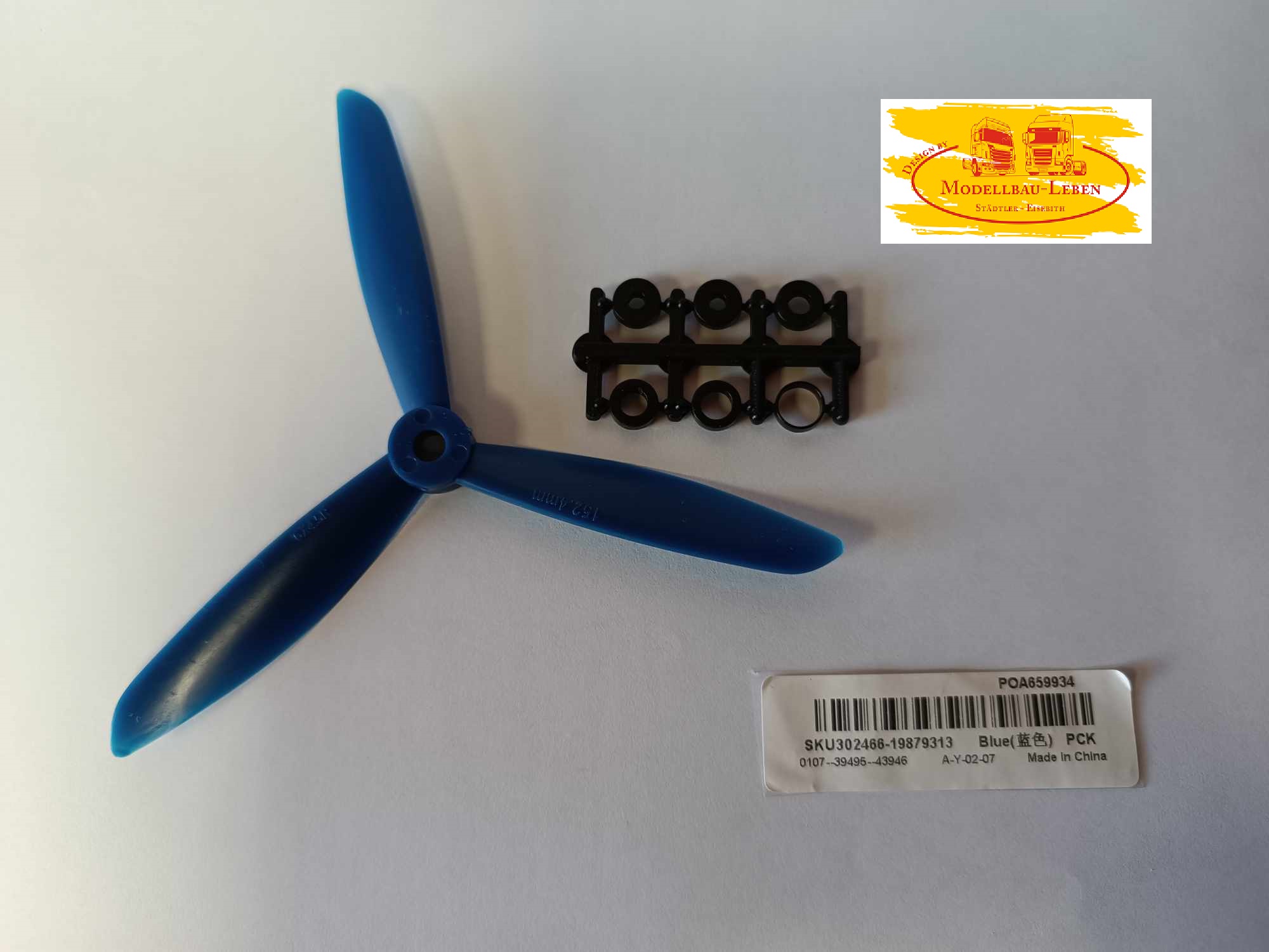 1 Paare 152,4 mm 6x4,5 CW CCW 3 Klinge Propeller für RC Quadcopter Rennen Drohnen Hubschrauber