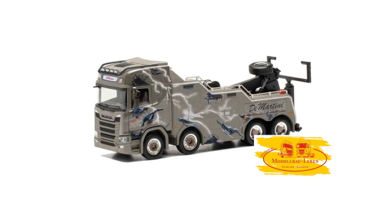 Herpa 316583 De Martini, Scania CR 20 HD Empl Bison Bergefahrzeug Wrecker 1:87