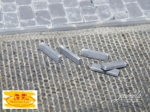 Juweela 28354 - 1:87 Bordsteine Gerade - 560 Stück