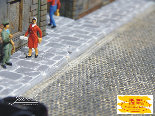 Juweela 28354 - 1:87 Bordsteine Gerade - 560 Stück