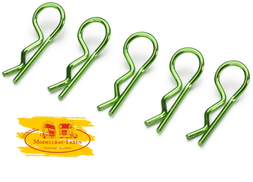 Absima 2440015 - Karosseriesplinte klein/grün 10 Stück