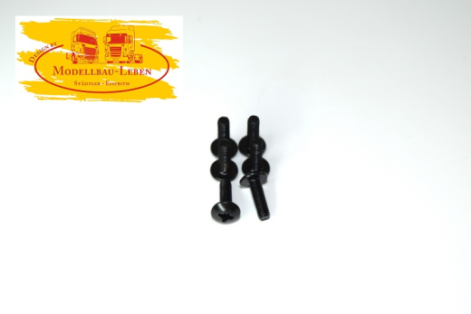 Absima 1230224 Kreuzschlitzschraube M3x10 - 6 Stück