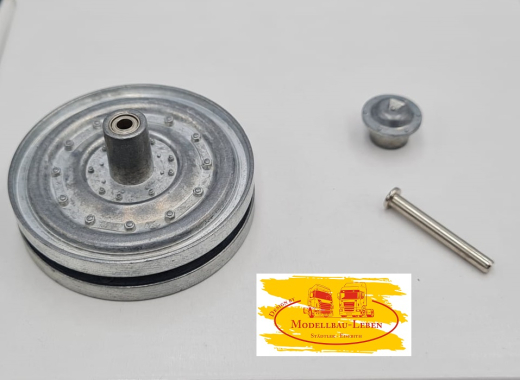 Torro / Heng Long Ersatzteil SP230501 Laufrolle Metall Version 1 - Dm 48 mm 1 Stück