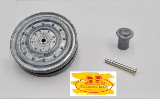 Torro / Heng Long Ersatzteil SP230502 Laufrolle Metall Version 2 - Dm 48 mm 1 Stück