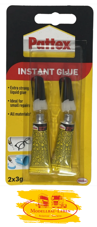 327095 Pattex Instant Glue Sekundenkleber 2x 3 gramm