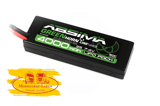 Absima 4200030 RC Energy Starter Set Lipo 2S 4000 mAh mit LiPo / USB Lader