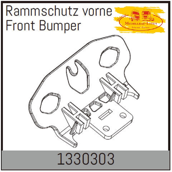 Absima 1330303 Rammschutz vorne für Absima 1:8 V2 Basher Serie