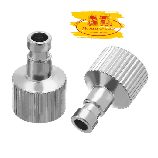 1/8&quote; BSP Schnellkupplung Adapter Airbrushpistole mit 4 x Airbrush Quick Kupplung