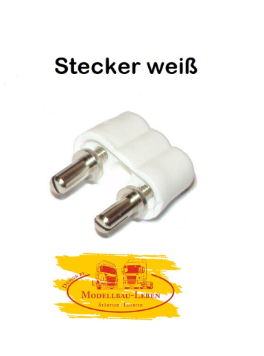 60765 - Kahlert Stecker / Kupplung für Krippe, Puppenstube 1 Stück