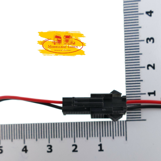 AB51077 Steckverbindung Kabel Balancerkabel Lipo Akku Stecker Kyosho 2 Pol. schwarz