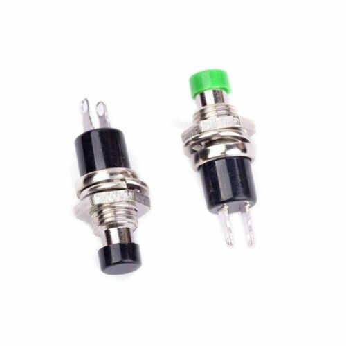 SPST PBS-110 - 7 mm Normal Drucktaster Stellpult-Taster Mini Taster schwarz