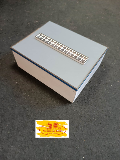 Z-0248.1 Lasercut THW Wache Gerätehaus Erweiterung 3er Fahrzeughalle 1:87