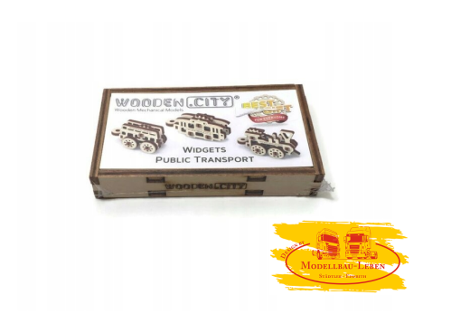 Krick 12866 Wooden City Public Transport Widget 3D-tec Holz Bausatz