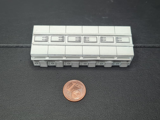 Z-0244 Lasercut Fisch Transportbehälter 72 x 29 x 17 mm 1 Stück 1:87