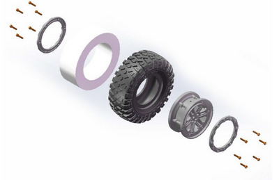 Absima 12021 / 12023-Deal - 1:10 EP Crawler CR3.4 &quote;KHAMBA&quote; Grün RTR + 1* 4140009 LiPo 5000mAh Deal