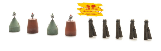 Artitec 10.404 Dalben und Schifffahrtszeichen Wasserlinie 1:87