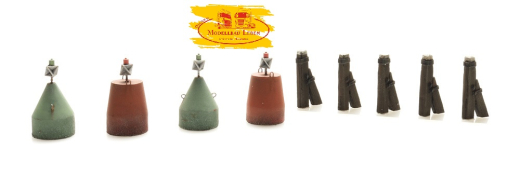Artitec 10.404 Dalben und Schifffahrtszeichen Wasserlinie 1:87