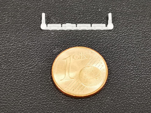 DD-413 - 3 D Druck Zubehör Lampenbügel Universal 4er LED Blitzer - 1 Stück - 1:87