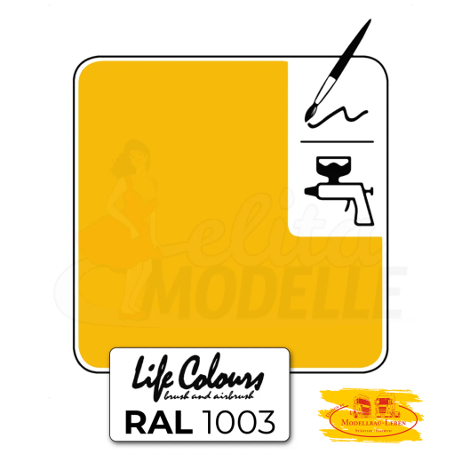 Elita LC001003-SM-015 Life Colours RAL 1003 Signalgelb seidenmatt 15 ml