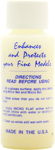 MI-3 Microscale Industries Inc. Micro Flat Clear Finish for Models