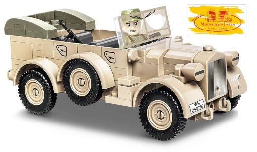 Cobi 2256 Historical Collection World War II 1937 Horch 901 kfz.15 Bausatz 185 Teile 1 Figur