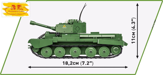 Cobi 2269 Historical Collection World War II Cromwell Mk.IV Bausatz 544 Teile 1 Figur