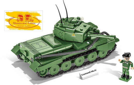 Cobi 2269 Historical Collection World War II Cromwell Mk.IV Bausatz 544 Teile 1 Figur