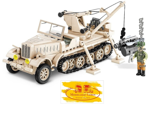 Cobi 2281 Historical Collection World War II Sd.Kfz. 9/1 Famo Bausatz 498 Teile 1 Figur
