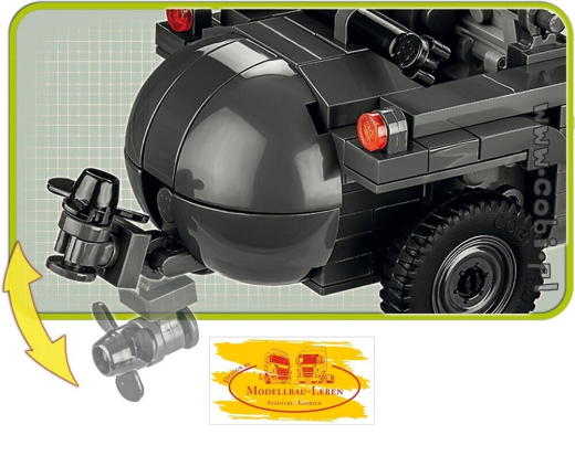 Cobi 2403 Historical Collection World War II VW Typ 166 Schwimmwagen Bausatz 200 Teile 1 Figur