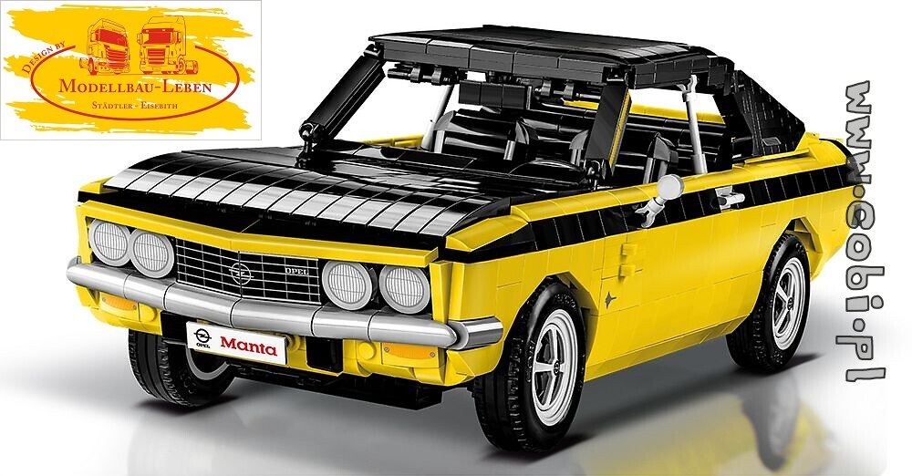 Cobi 24339 Youngtimer Collection Opel Manta A 1970 Bausatz 1905 Teile