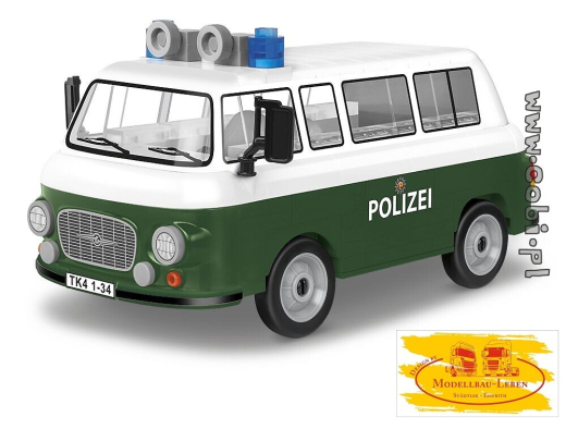 Cobi 24596 Youngtimer Collection Barkas B1000 Polizei Bausatz 71 Teile