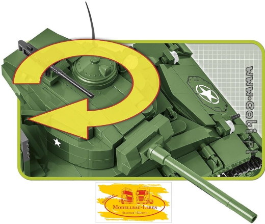 Cobi 2543 Historical Collection World War II M24 Chaffee Bausatz 588 Teile 2 Figuren